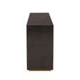 Gabelle Console Table - Dark Bamboo Wood - Sunburst