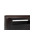 Gabelle Console Table - Oval - Dark Bamboo Wood