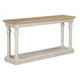Chateau Console Table - 160cm - Grey Painted - Pine