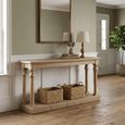 Chateau Console Table - 160cm - Natural - Rustic Pine