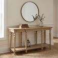 Chateau Console Table - 165cm - Natural - Rustic Pine