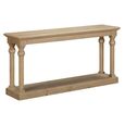 Chateau Console Table - 160cm - Natural - Rustic Pine