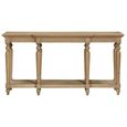 Chateau Console Table - 165cm - Natural - Rustic Pine