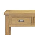 Dorchester Console Table - 2 Drawer - Rustic Oak