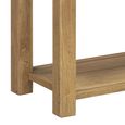 Dorchester Console Table - 2 Drawer - Rustic Oak