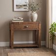 Oakridge Console Table - 1 Drawer - Dark Oak