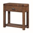 Oakridge Console Table - 1 Drawer - Dark Oak