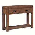 Oakridge Console Table - 2 Drawer - Dark Oak