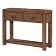 Oakridge Console Table - 2 Drawer - Dark Oak