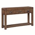 Oakridge Console Table - 3 Drawer - Dark Oak
