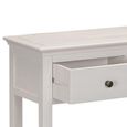 Provence Painted Console Table - 2 Drawer - Truffle
