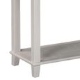 Provence Painted Console Table - 2 Drawer - Truffle