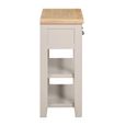 Windermere Painted Console Table - 2 Drawer - Oyster Grey