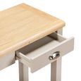 Windermere Painted Console Table - 2 Drawer - Oyster Grey