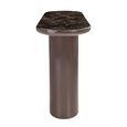 Almundi Console Table - Chocolate Brown - Ceramic