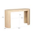 Biltmore Console Table - Beige - Travertine