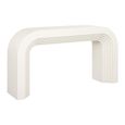 Bloomstone White Lime Plaster Console Table