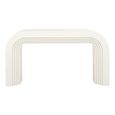 Bloomstone White Lime Plaster Console Table