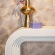 Bloomstone White Lime Plaster Console Table