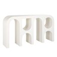 Bloomstone White Lime Plaster Large Console Table