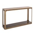 Claridge Console Table - Beige - Brushed Gold - Ceramic Top