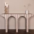 Dulce Console Table - Grey - Marble