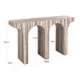 Dulce Console Table - Grey - Marble