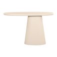 Clayton Lime Plaster Curved Console Table