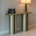 Whisker Curved Console Table - Gold