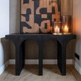 Ashford Console Table - Dark Brown - Oak