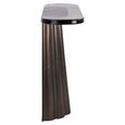 Barwick Console Table - Oval - Antique Brass - Glass and Metal