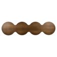 Bubba Console Table - Abstract - Brushed Gold - Metal