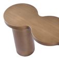 Bubba Console Table - Abstract - Brushed Gold - Metal