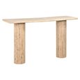 Hampton Console Table - Sand - Travertine