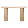 Hampton Console Table - Sand - Travertine