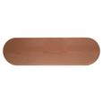 Kourtney Console Table - Oval - Mocha Mousse