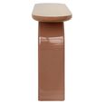 Kourtney Console Table - Oval - Mocha Mousse