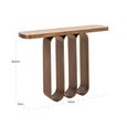 Locarno Console Table - Oval - Black and Brushed Gold - Ceramic and Metal