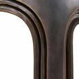 Sanchis Console Table - Half Moon - Antique Brass - Marble and Aluminum