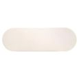 Winslow Console Table - Oval - White and Gold - Metal