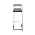 Chandon Champagne Gold Console Table with Shelf