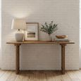 Console Table - Rustic Live Edge - Natural - Wood