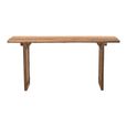 Console Table - Rustic Live Edge - Natural - Wood