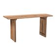 Console Table - Rustic Live Edge - Natural - Wood