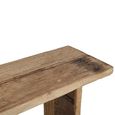 Console Table - Rustic Live Edge - Natural - Wood