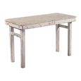 Console Table - Rustic whitewashed - Distressed Solid Wood