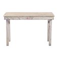 Console Table - Rustic whitewashed - Distressed Solid Wood