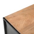 Elin Console Table - 2 Drawer - Natural - Mango Wood