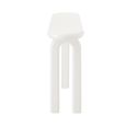 Archie Curved Console Table - Oval - U Legs - White