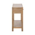 Blois Console Table - 2 Drawer - Natural - Pinewood